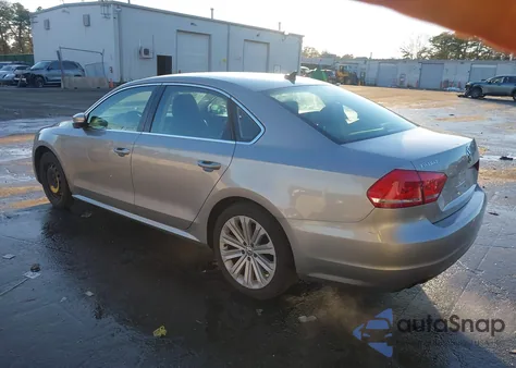 2014 Volkswagen Passat 1.8T Wolfsburg Edition from USA, damaged, VIN 1VWAT7A30EC037324